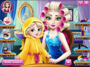 Ajude a princesa Elsa a se a maquiar