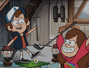 Golfe no Sótão – Gravity Falls