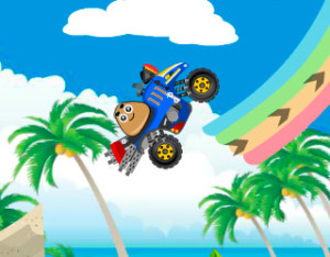 Pou Beach Ride