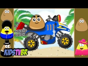 Pou corrida de moto
