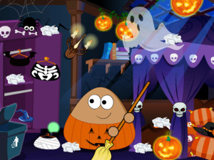 Pou festa de Halloween