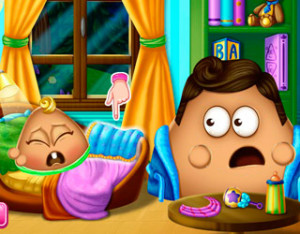 Pou teve um bebê