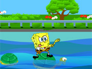 SpongeBob Cross The River