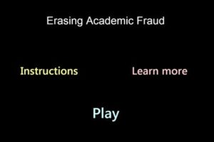 Erasing Academic Fraud