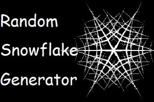 Random Snowflake Generator