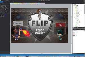 Flip the Robot Monkey Lemke