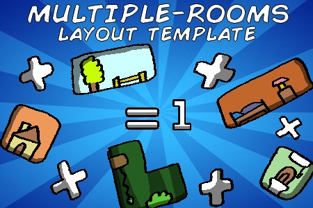 Multiple-Rooms Layout Template
