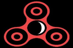 Fidget Spinner Moon Defender
