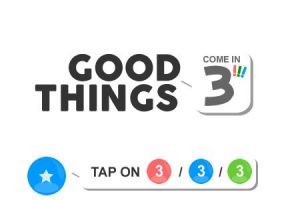 Good things come in 3
