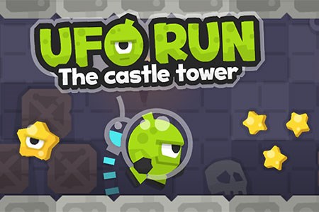 Ufo Run. The castle tower