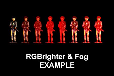 RGBrighter and Fog effects example