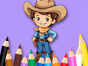 Coloring Book: Cowboy